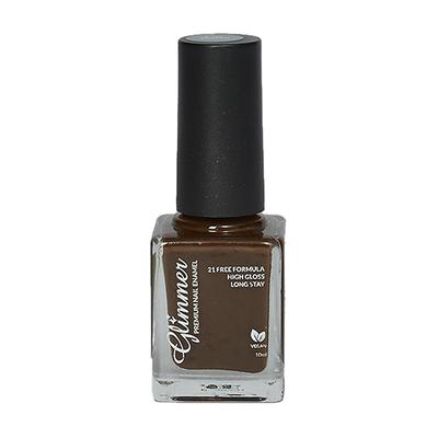Glimmer Premium Nail Enamel Blackout 10 ml - Nail Polish