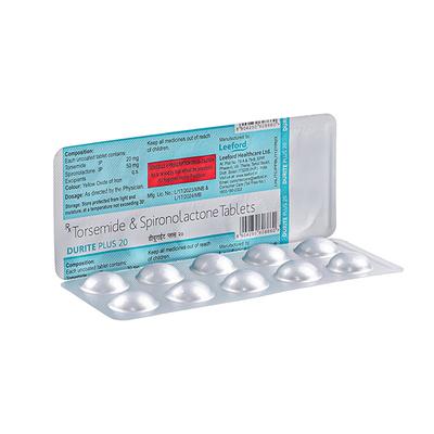 DURITE PLUS 20 Tablet 10's - Hypertension-Diu