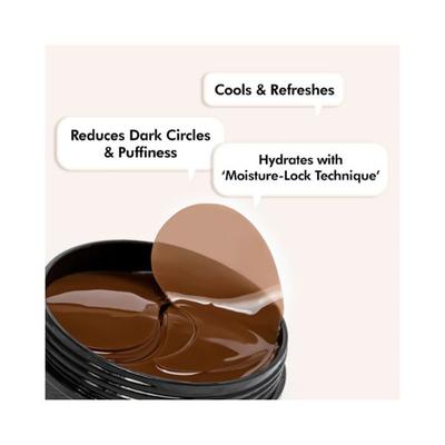 Mcaffeine Coffee Hydrogel Under Eye Patches for Dark Circles 90gm - Eye Masks
