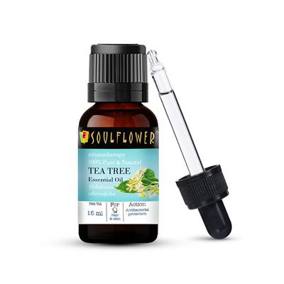 Soulflower TeaTree Essential Oil 15 ml - Essential Oils