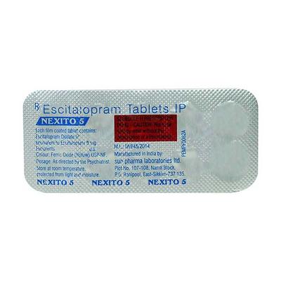 Nexito 5mg Tablet 10'S - Depression-Ant