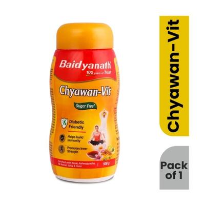 Baidyanath Sugarfree Chyawan Vit Powder 500 gm - Chyawanprash