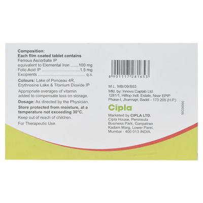 HB Set Tablet 10'S - Iron Supplement/Anaemia-Vma