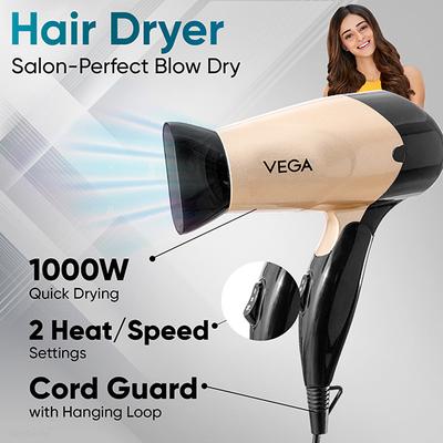 Vega Miss Versatile Styling Set Hair Straightener, Dryer and Curler (VHSS-03) 1's - Multi-Stylers