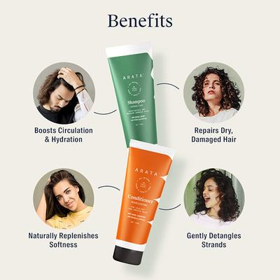 Arata Natural Damage Repair Duo 150gm - Shampoos