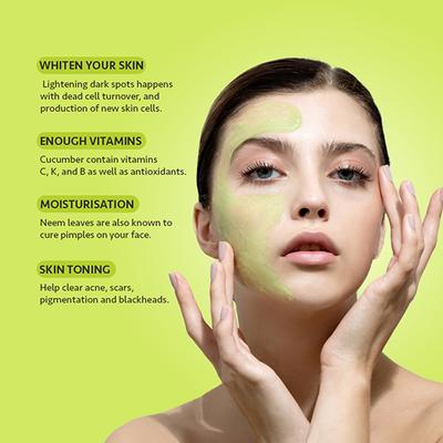 Berina Go Glow By Berina Cucumber with Olive Oil & Vitamin E Face Gel 500 ml - Face Gels
