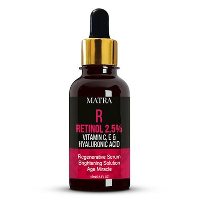 Matra Retinol 2.5%, Vitamin C, E & Hyaluronic Acid Serum 15 ml - Face Serum