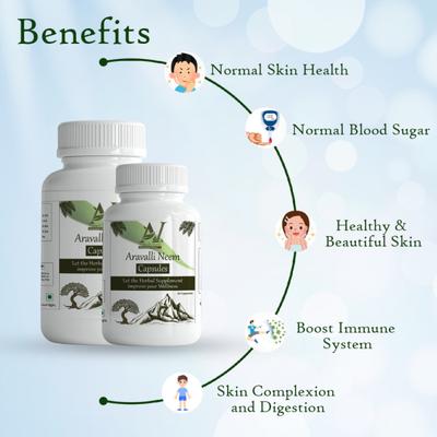 Aravalli Neem Capsule 30's - Personal Care (Ayush)