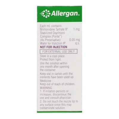 ALPHAGAN Z Ophthalmic Solution 5ml - Glaucoma-Ant