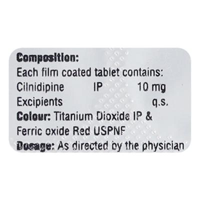 CILICAD 10 Tablet 10's - Hypertension-Cal