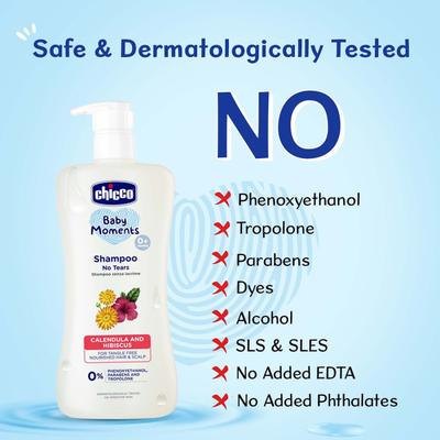 Chicco Baby Moments Shampoo 200 ml - Baby Shampoo