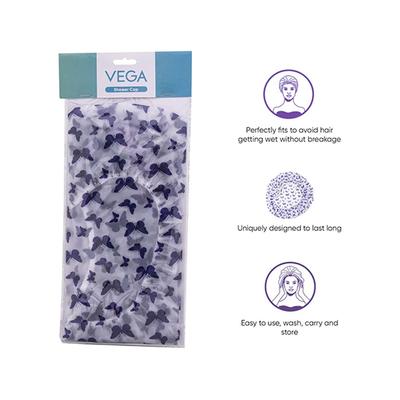 Vega Premium Colorful Shower Cap (SC-02) 2's - Shower Cap