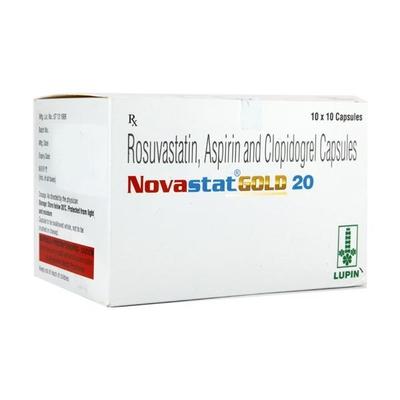 Novastat Gold 20mg Capsule 10'S - Blood Clot-Ant