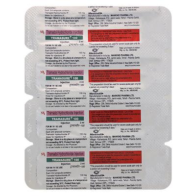 Tramasure Injection 2ml - Pain relief-Ana