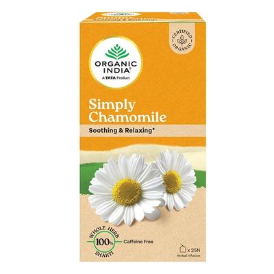 Organic India Tea Bags- Simply Chamomile 25's - Green/Herbal Teas