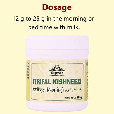 Cipzer Itrifal Kishneezi 125 gm - Speciality Medicines