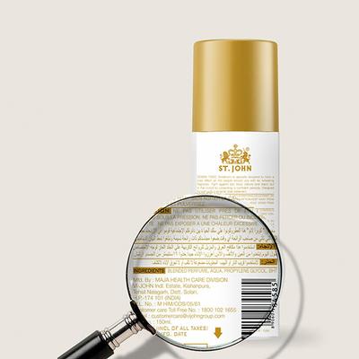 St. John Cobra Oud Perfume Deodorant Spray 150 ml + Cobra Envy Perfume Deodorant Spray 150 ml - Men Deodorants/Roll-Ons