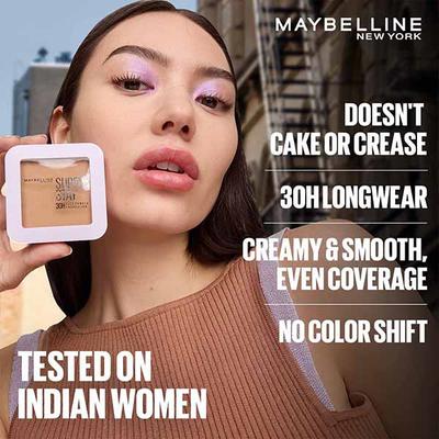 Maybelline New York Super Stay Flex Powder Foundation, 330, 30H Full Cover, Oil-Control 9 gm - Foundation