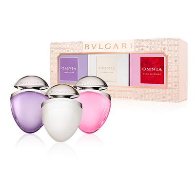 BVLGARI Omnia Collection EDT Kit (Crsl+OPS+Amet) (EDT15mlX3) 45 ml - Men Perfumes (Edt/Edp)