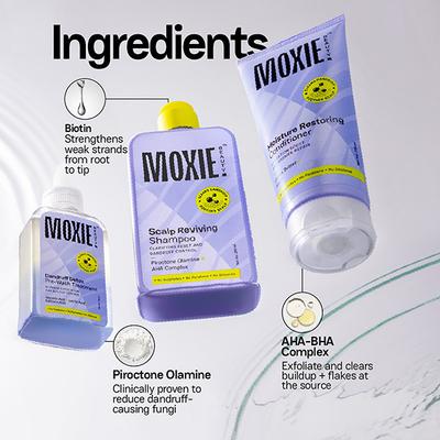 Moxie Beauty Scalp SOS Essentials Trio - Complete Anti-Dandruff Care Kit 475ml 1's - Hair Sets & Kits