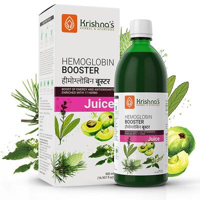 Krishna's Herbal & Ayurveda Hemoglobin Booster Tonic 500 ml - Health Products