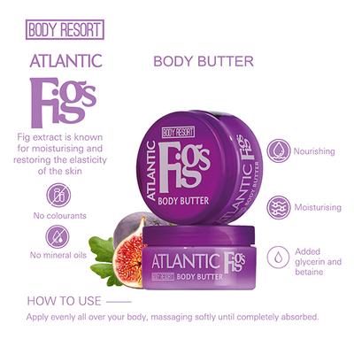 MADES Body Resort Clear Purple Jar Body Butter 200 ml - Shower Gels & Body Wash