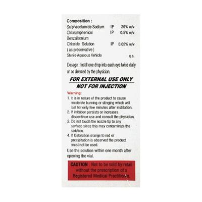 INFACHLOR Eye Drops 10ml - Eye Infections-Eaa