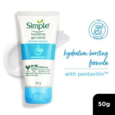 Simple Water Boost Hydratinggel Creme 50 gm - Face Moisturizers