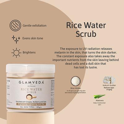 Glamveda Korean Glass Skin Rice & Ceramide Brightening Combo For Women5 Items With Premium Gift Box 1's - Makeup Kits & Sets