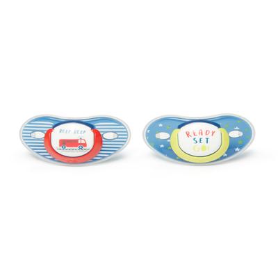 Mothercare Ready Set Go Soother & Pacifier (Pack of 2) - Multicolor 1's - Pacifiers & Teethers