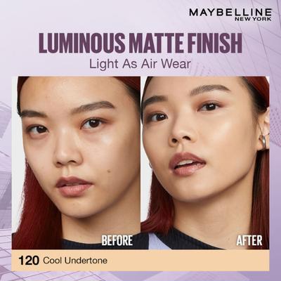Maybelline New York Super Stay Lumi Matte Liquid Foundation, 30HR Long Lasting, 120 18 ml - Foundation