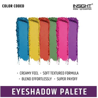 Insight Cosmetics Show Time Eyeshadow Palette - Color Coded 15 gm - Eye Shadow Palettes