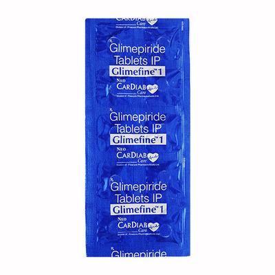 GLIMEFINE 1 Tablet 10's - Diabetes-Ant