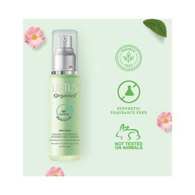 Lotus Organics Divine Nutritive Hydrating Lotion 50 gm - Face Moisturizers