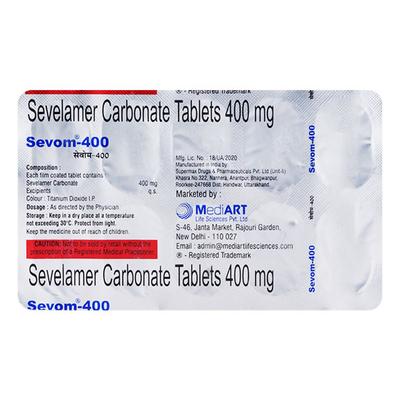 SEVOM 400 Tablet 10's - Kidney Disease/Stones-Oth