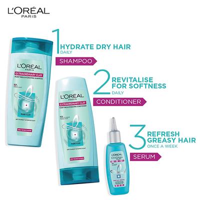 L'Oreal Paris Extraordinary Clay Shampoo 82.5 Ml - Shampoos