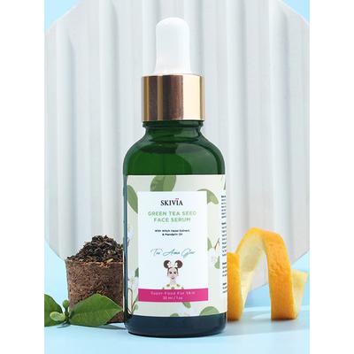 Skivia Green Tea Seed Face Serum With Witch Hazel & Mandarin Oil 30 ml - Face Serum