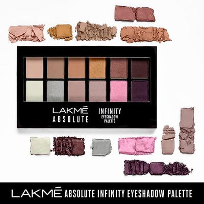 Lakme Absolute Infinity Eye Shadow Palette Soft Nudes 12 Gm - Eye Shadow Palettes
