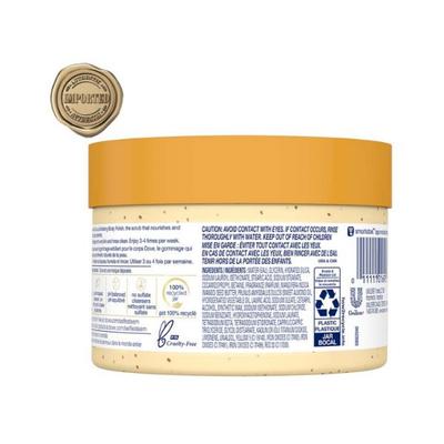 Dove Exfoliating Body Polish Scrub Crushed Almond and Mango Butter for Dry Skin 298 gm - Scrubs & Exfoliants
