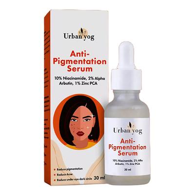 Urban Yog Anti-Pigmentation Serum With 10% Niacinamide 1% Zinc Pca Face Serum 30 ml - Face Oils