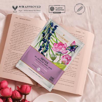 Luxa Derme Detox Bio Cellulose Sheet Mask 25 ml - Sheet Masks
