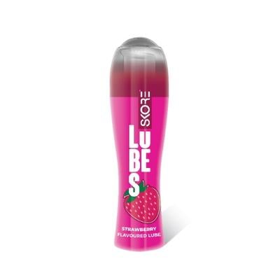 Skore Lubes Strawberry Flavoured 50 ml - Flavoured Lubes