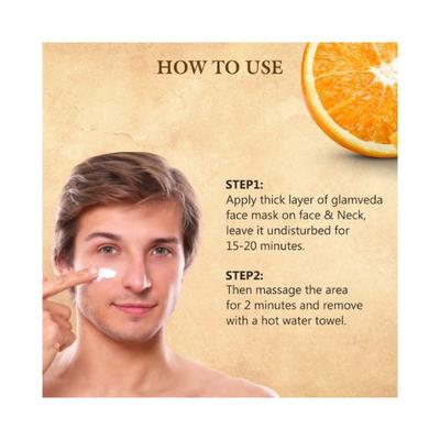Glamveda Men De Tan Face Mask 80 gm - Masks & Peels