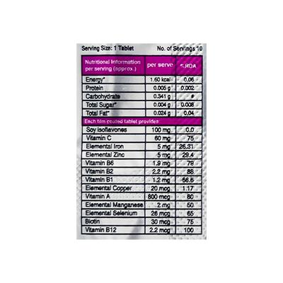 FEMIVIN ISO NUTRACEUTICAL Tablet 10's - Supplements-Sup