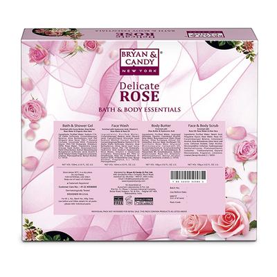 Bryan & Candy Delicate Rose Heart Kit 500ml 4's - Creams/Oils/Lotions
