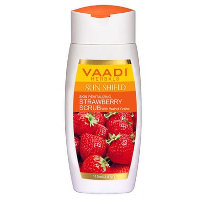 Strawberry Scrub Lotion With Walnut Grains 110 ml - Face Scrubs