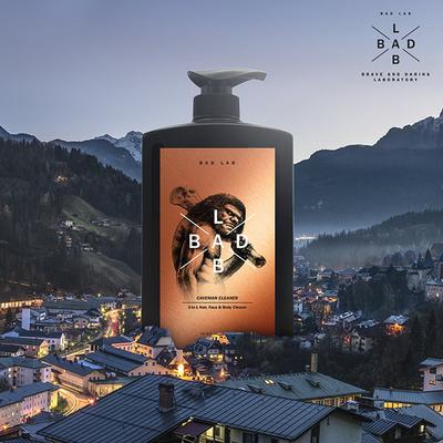 Bad Lab Caveman Cleaner 3-in-1 Hair, Face, Body Shampoo 800 ml - Shower Gels & Body Wash