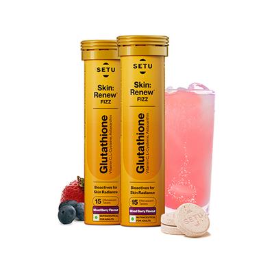 Setu Skin Renew - 30 Effervescent Tablets, Glutathione With Vitamin C, Gluta Fizz, Mixed Berry Flavour 1's - Multi-Vitamins