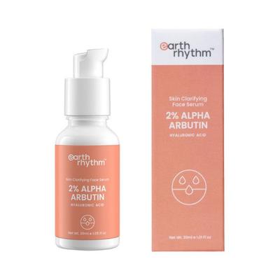 Earth Rhythm 2 Percent Alpha Arbutin Plus Hyaluronic Acid Skin Clarifying Serum 30ml - Face Serum