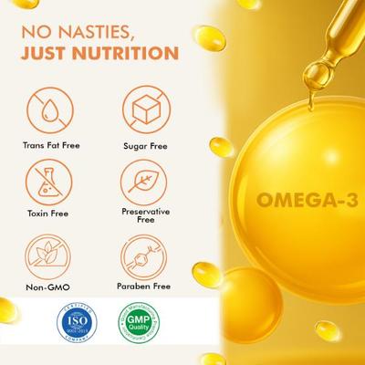 Dr. Morepen Cod Liver Oil with Omega3 Capsule 100's - Hair & Skin